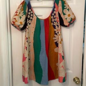 Farm Rio Super Fun Daisy Mini Dress